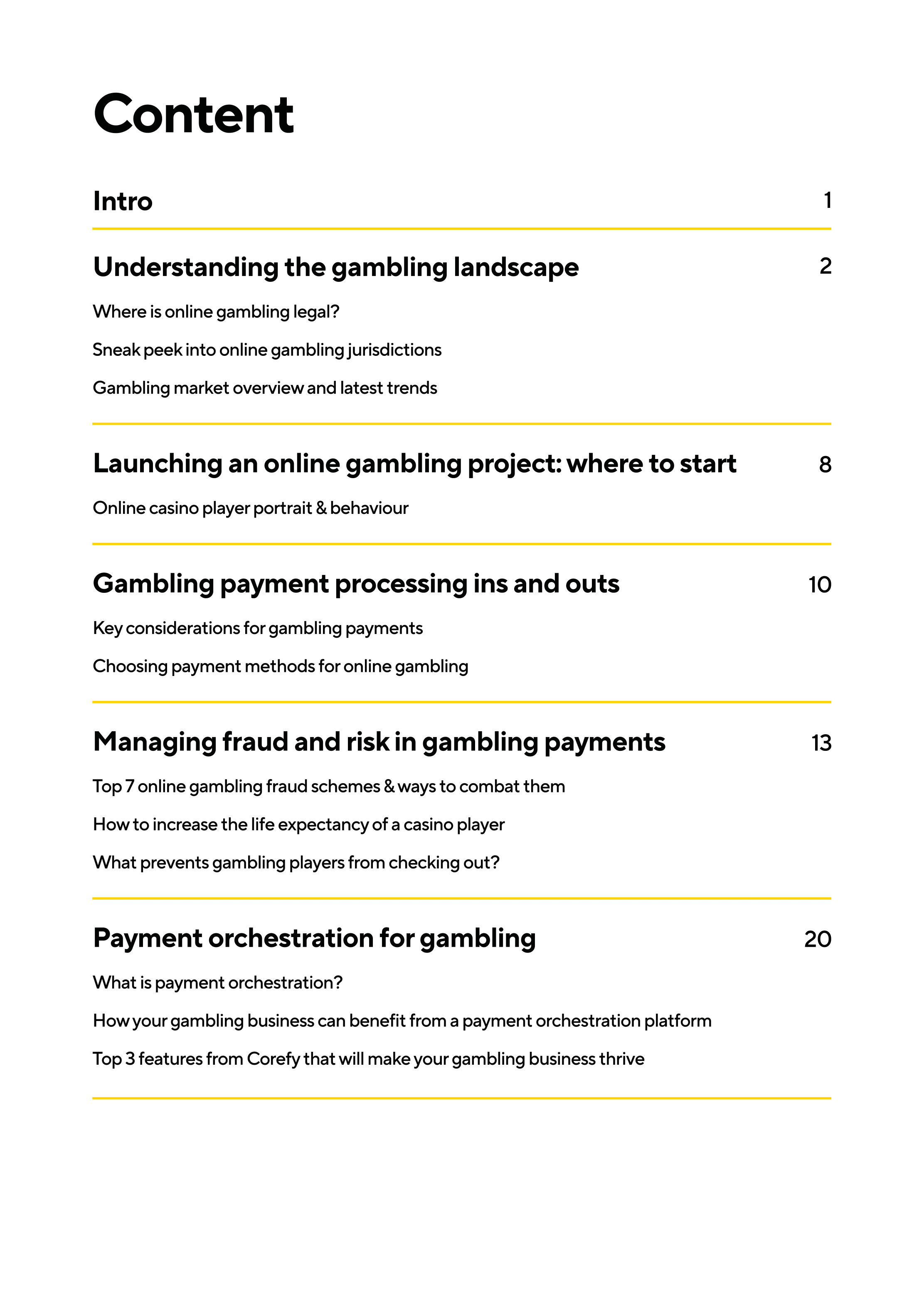 Mastering gambling payments main slide
