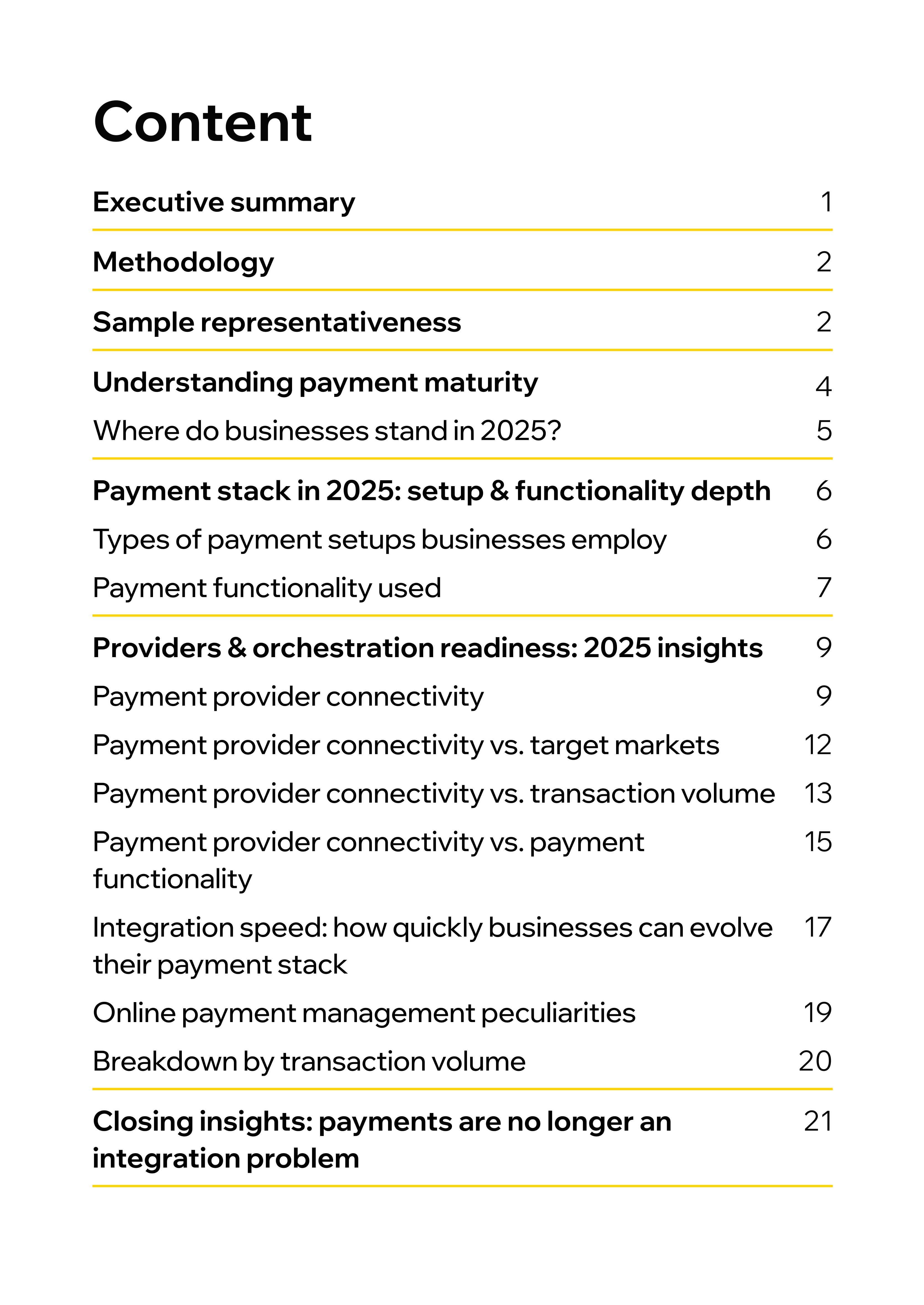 The state of payment maturity 2025