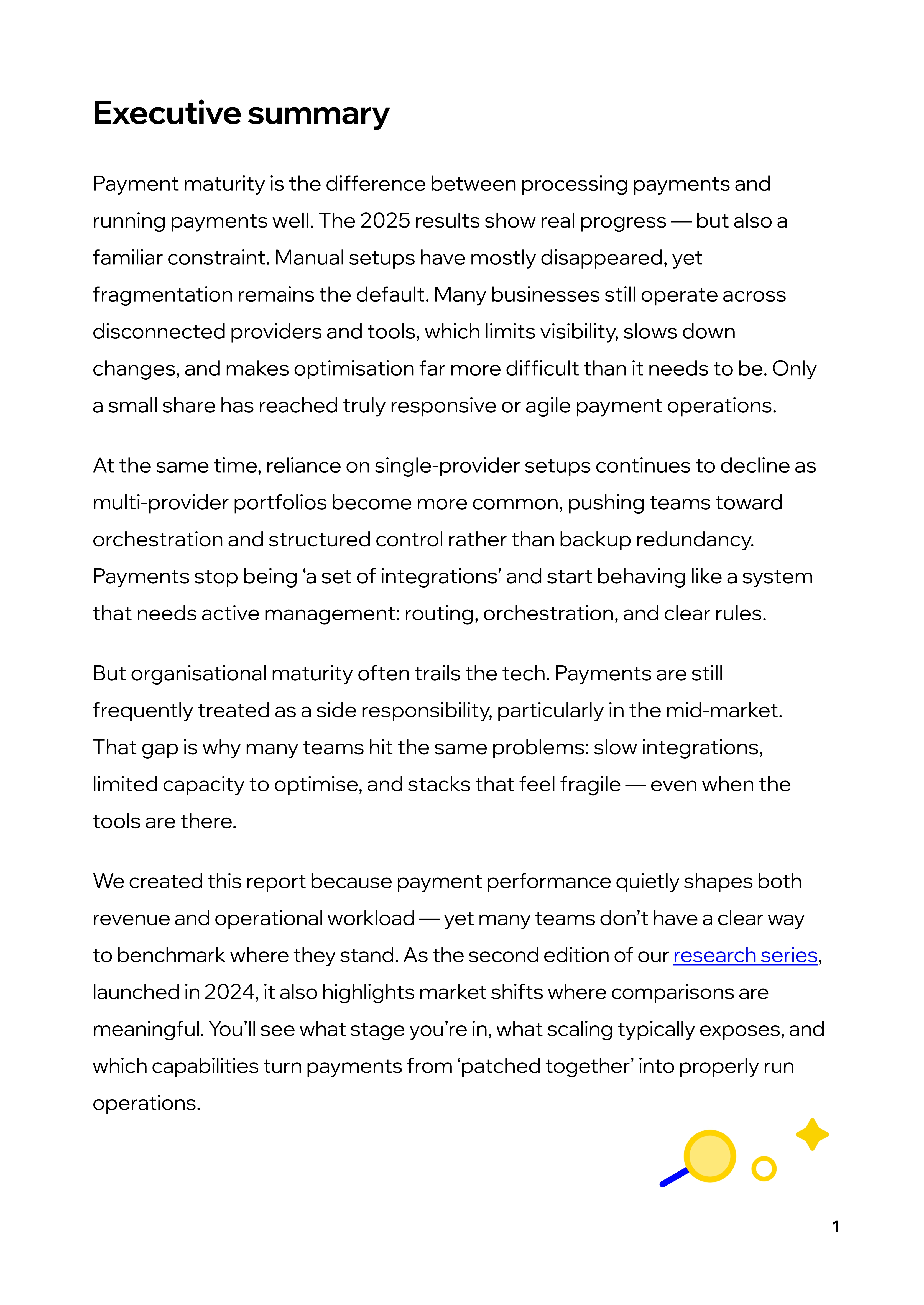 The state of payment maturity 2025